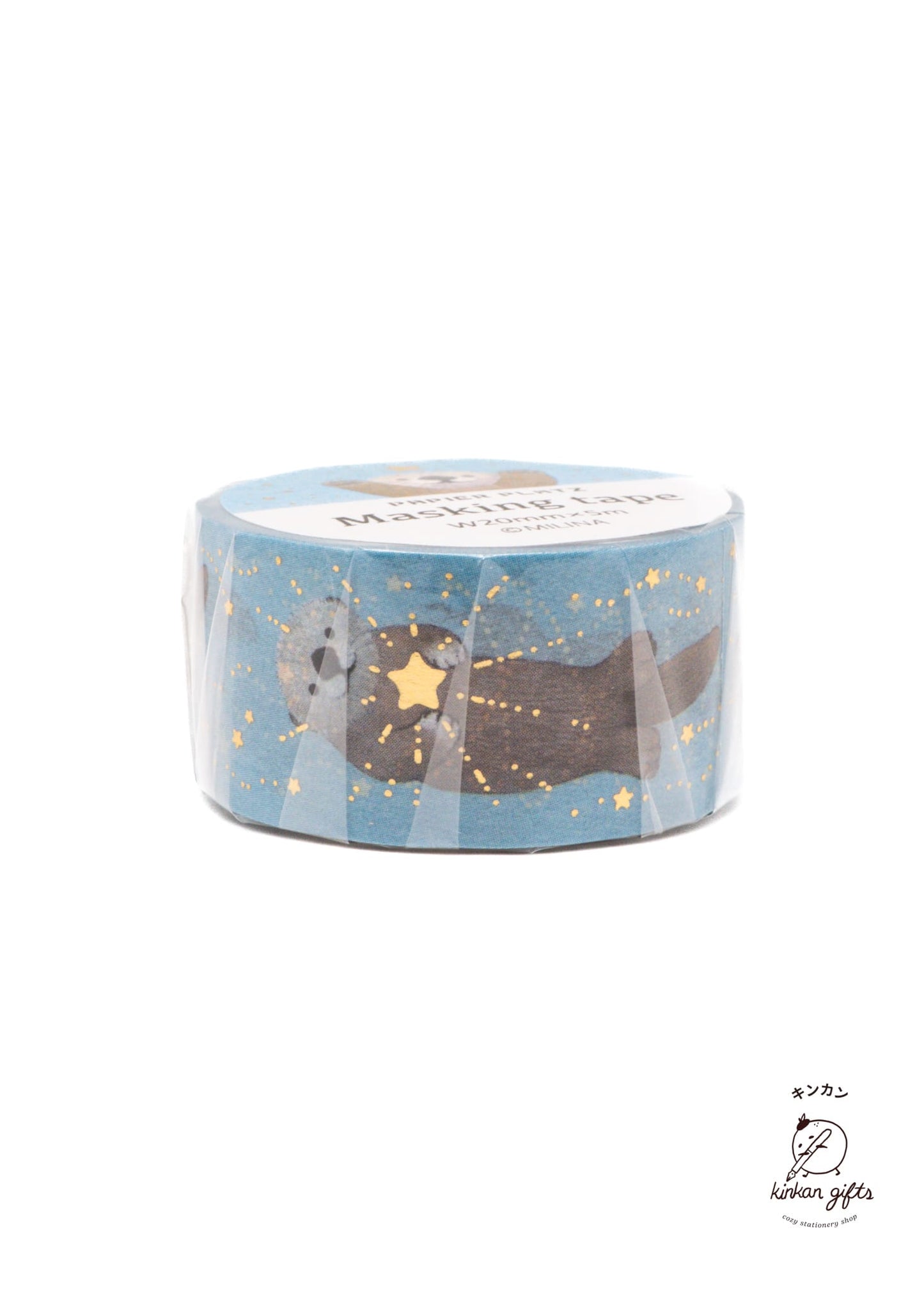 PAPIER PLATZ Papier Platz Washi Tape - Milina - Otter Star