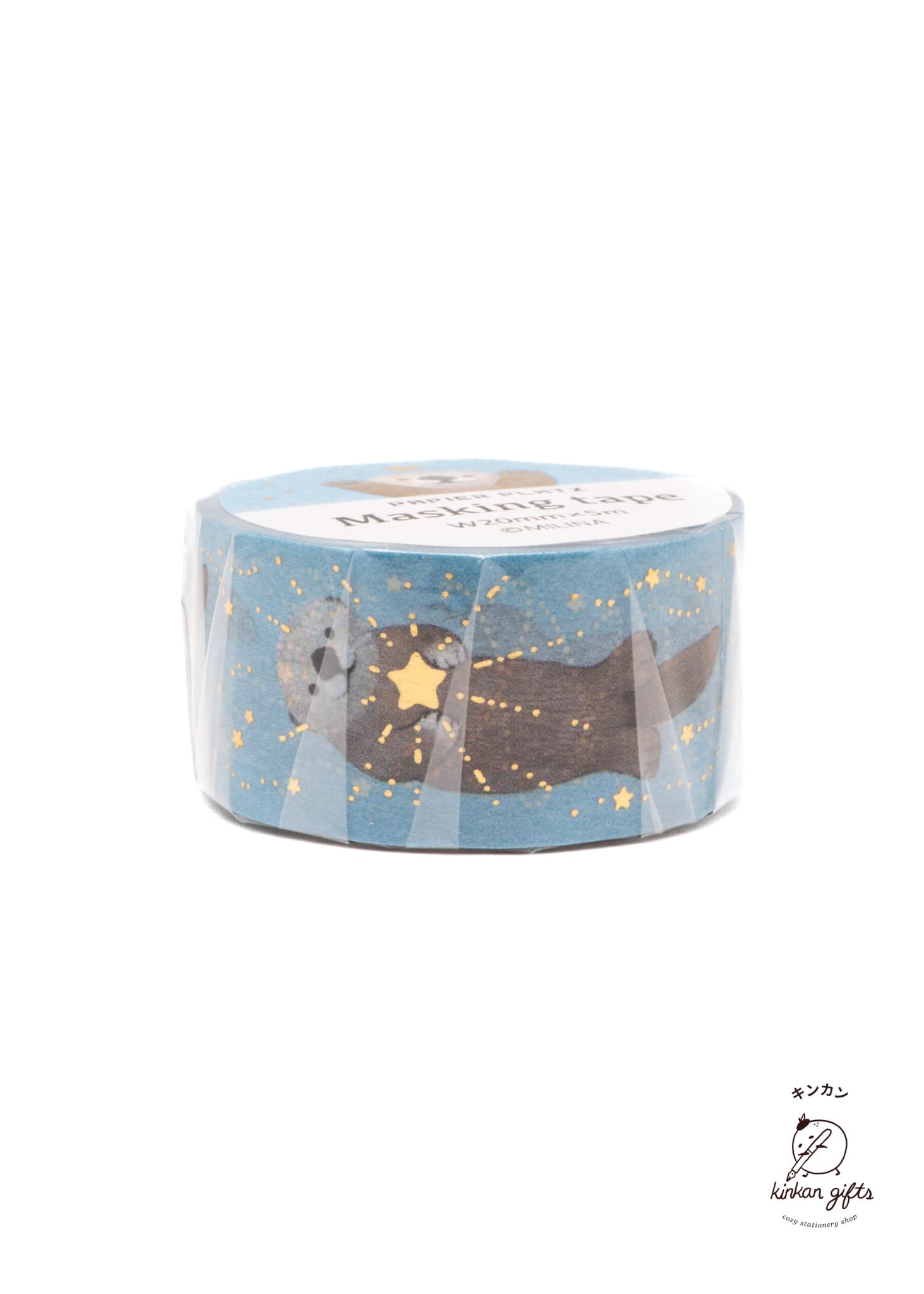 PAPIER PLATZ Papier Platz Washi Tape - Milina - Otter Star