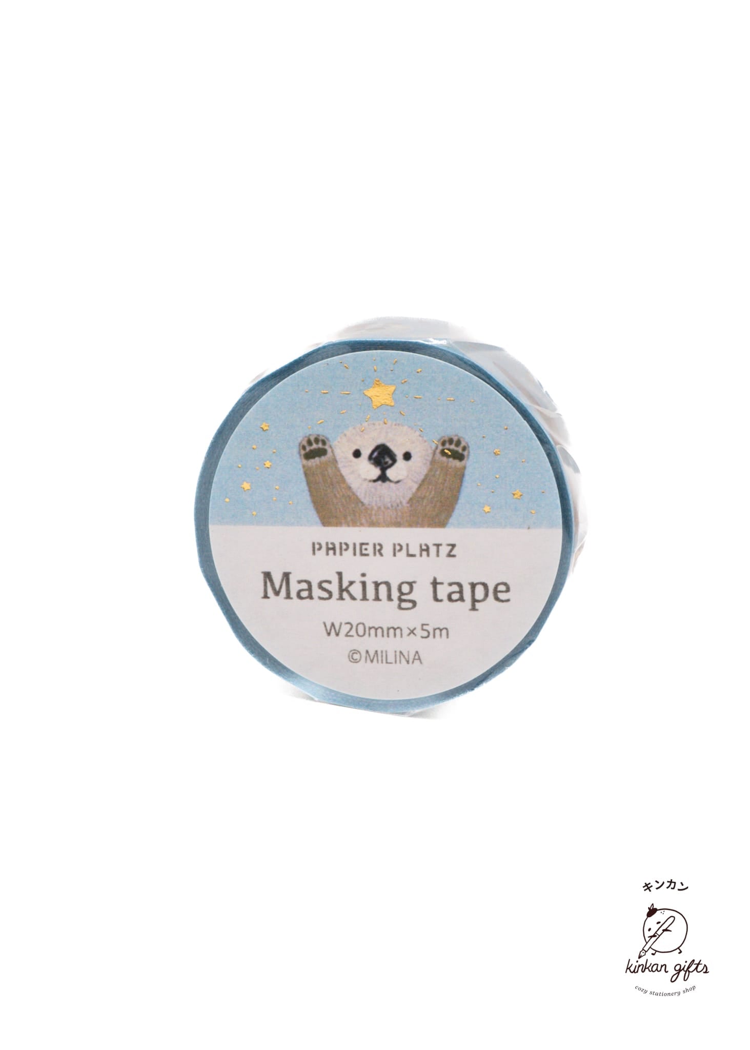 PAPIER PLATZ Papier Platz Washi Tape - Milina - Otter Star