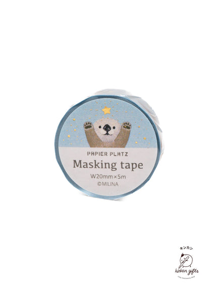 PAPIER PLATZ Papier Platz Washi Tape - Milina - Otter Star