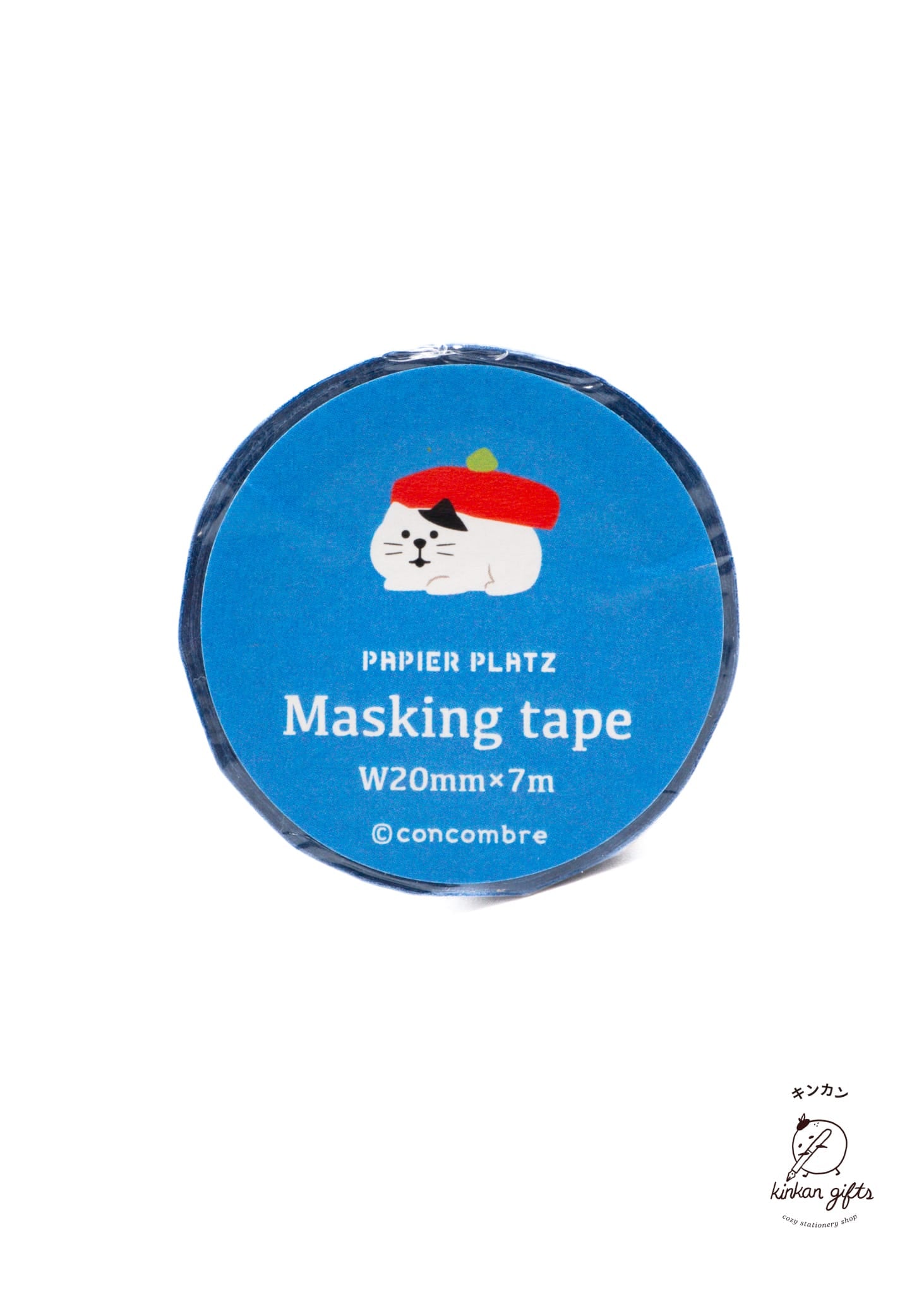 PAPIER PLATZ Sushi Cats Papier Platz Washi Tape concombre - Maruten Sangyo