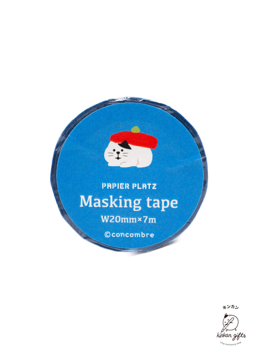 PAPIER PLATZ Sushi Cats Papier Platz Washi Tape concombre - Maruten Sangyo
