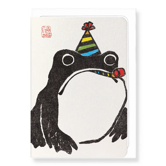 Ezen Trade PARTY FROG: Japanese Greeting Card