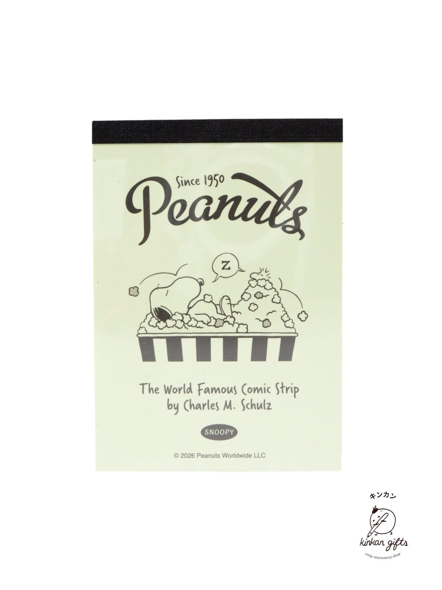 PEANUTS Popcorn Snoopy Mini Memo Pad