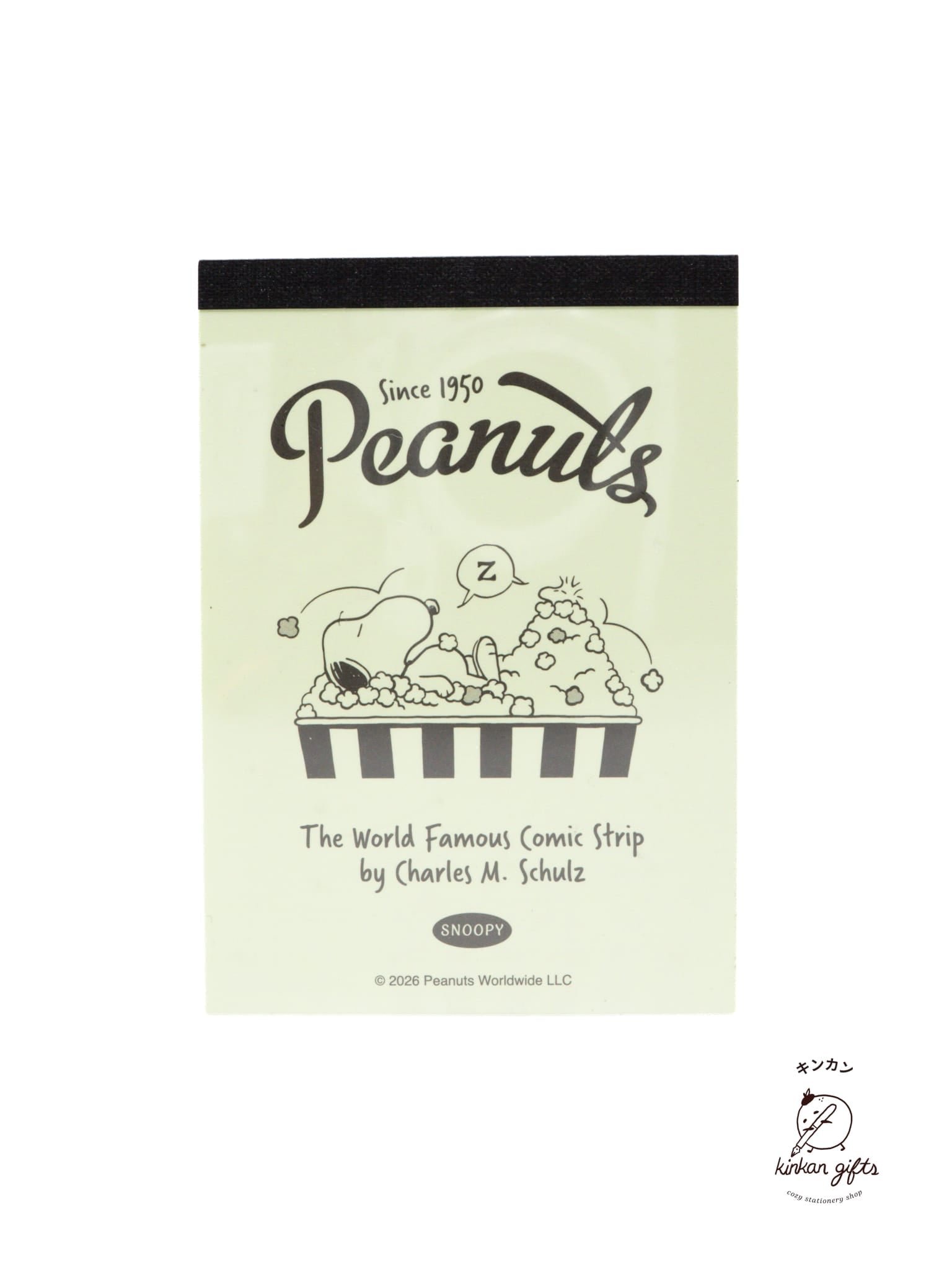 PEANUTS Popcorn Snoopy Mini Memo Pad