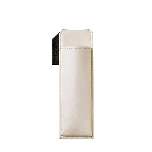 KING JIM Pensam Slim Portable Pen Case with Magnetic: White