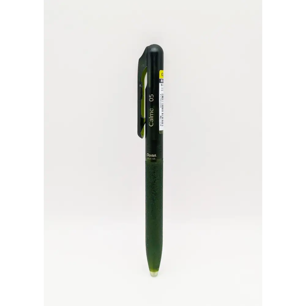 Pentel Calme Ballpoint Pen- Limited Edition - Forest Colors - Olive - Pens