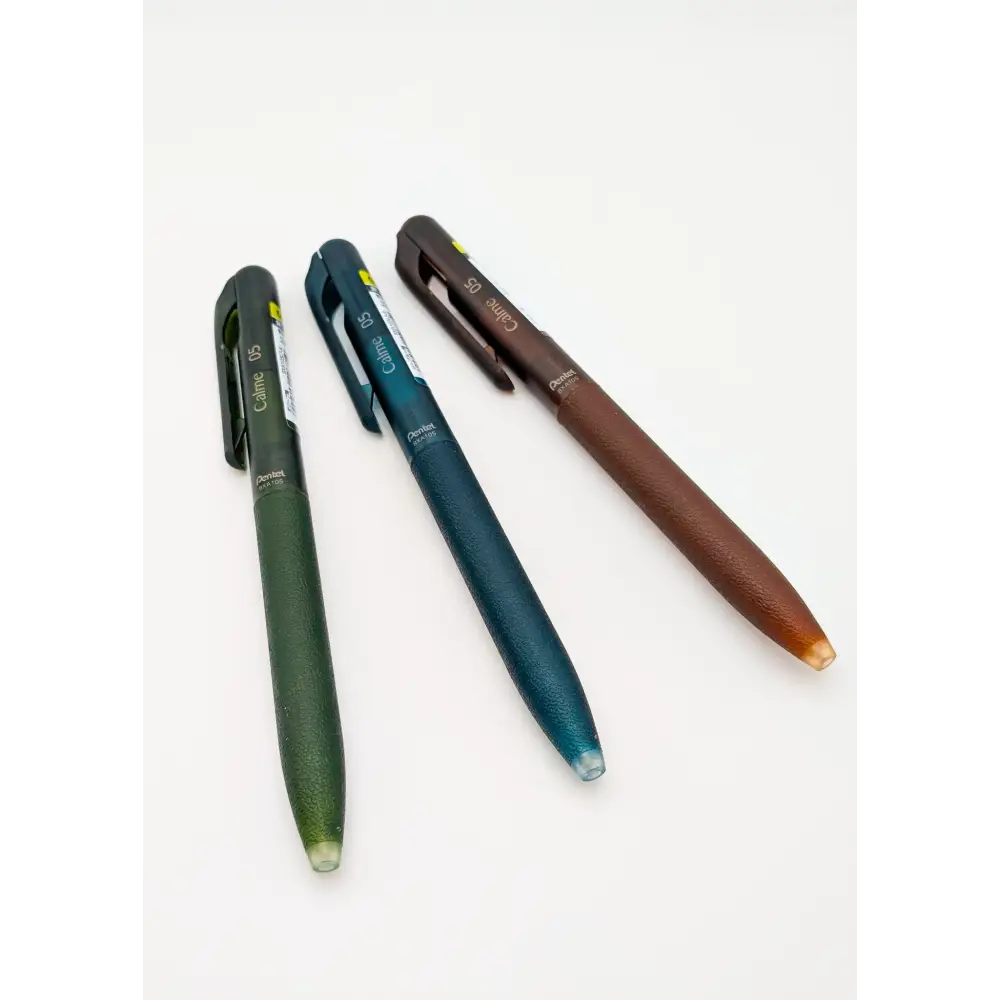 Pentel Calme Ballpoint Pen- Limited Edition - Forest Colors - Pens