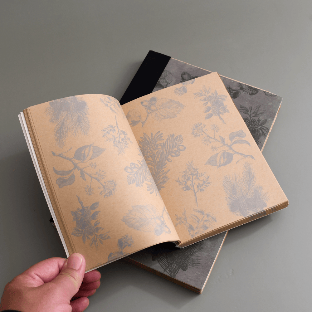Petal & Flow B6 Rough NoteBook: Botanical | Vintage Style Journal 5"x7"