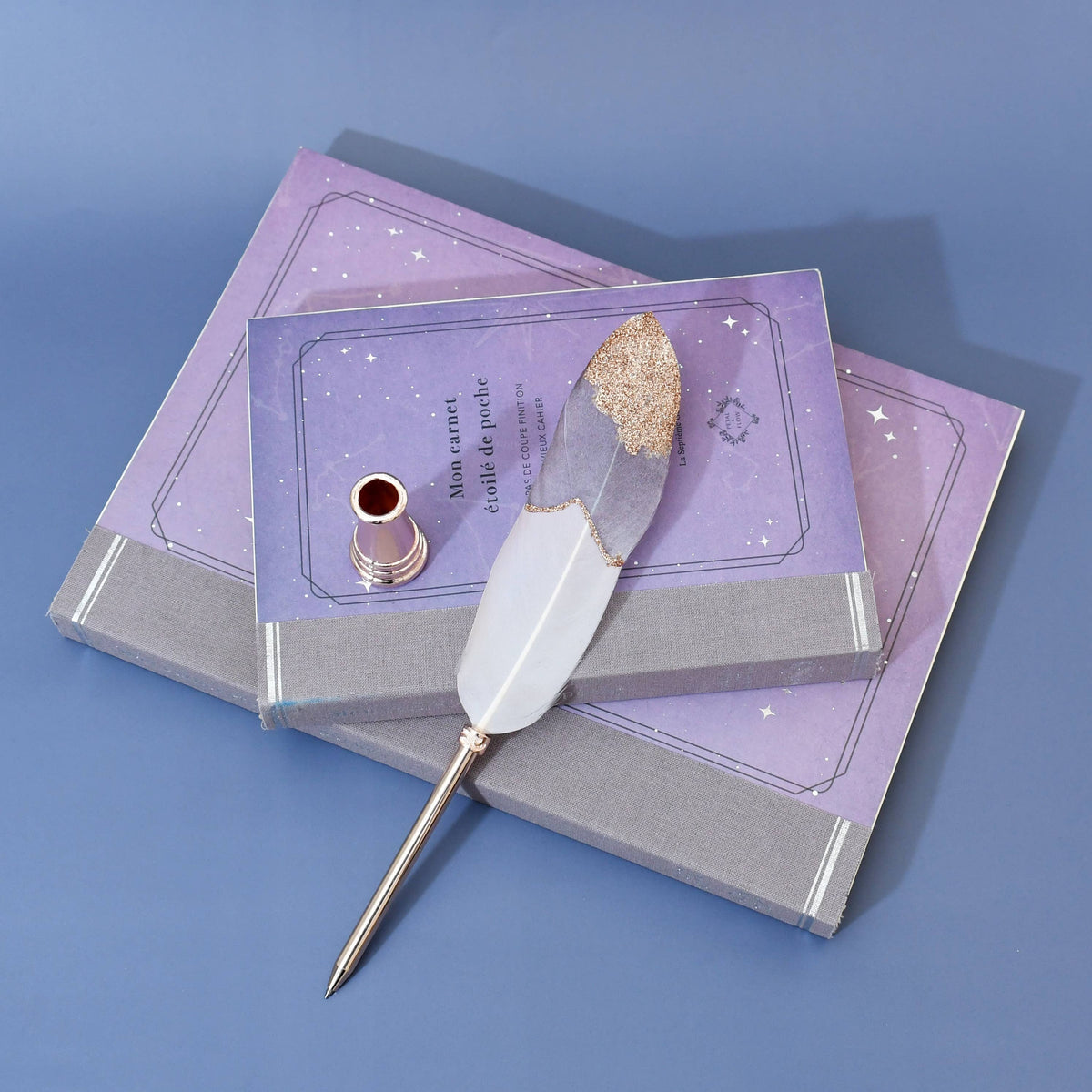 Petal & Flow B6 Rough NoteBook: Galaxy | Vintage Style Journal 5"x7"