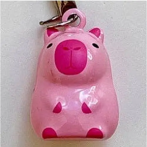 PINK CAPYBARA BRASS BELL-10