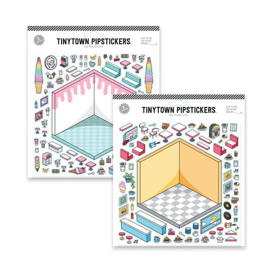 Pipsticks Floats & Fries Isometric Stickers