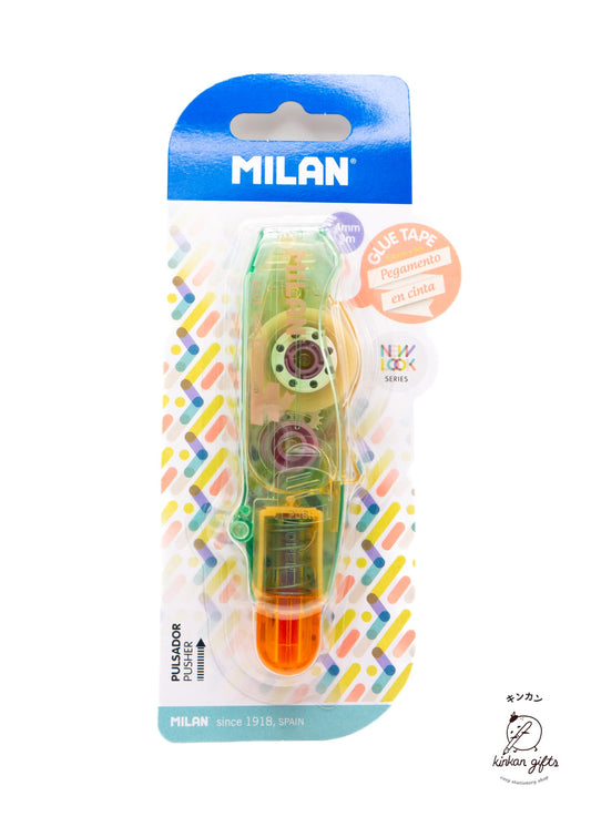 Postalia Inc. Green or yellow MILAN - Push Glue Tape