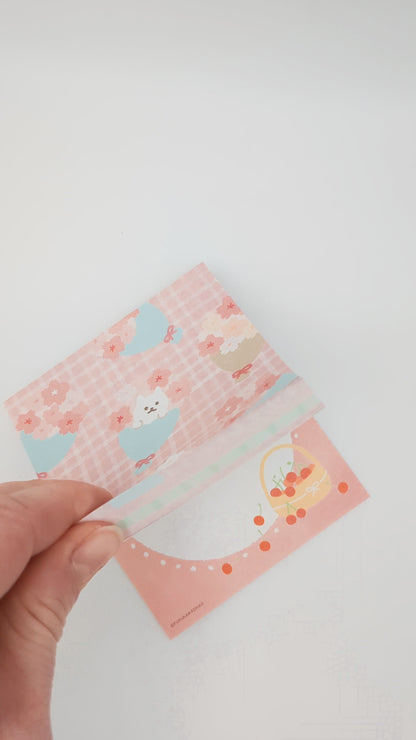 Spring Time Memo Pads - Soft Sakura