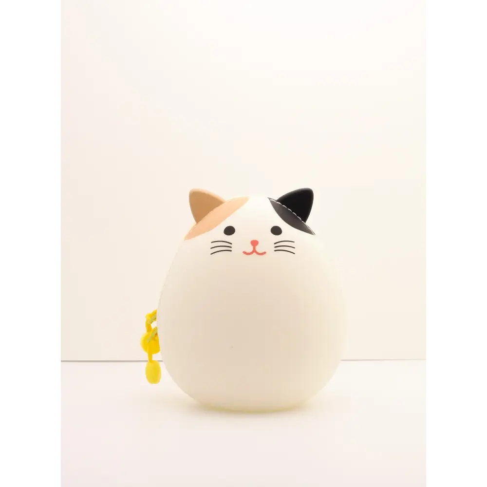 PuniLabo Cute Silicone Animal Pouch - Spotted Cat - pen & pencil cases