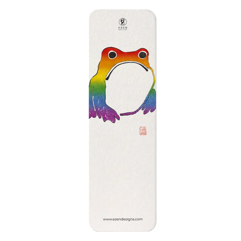 Ezen Trade RAINBOW FROG: Japanese Bookmark