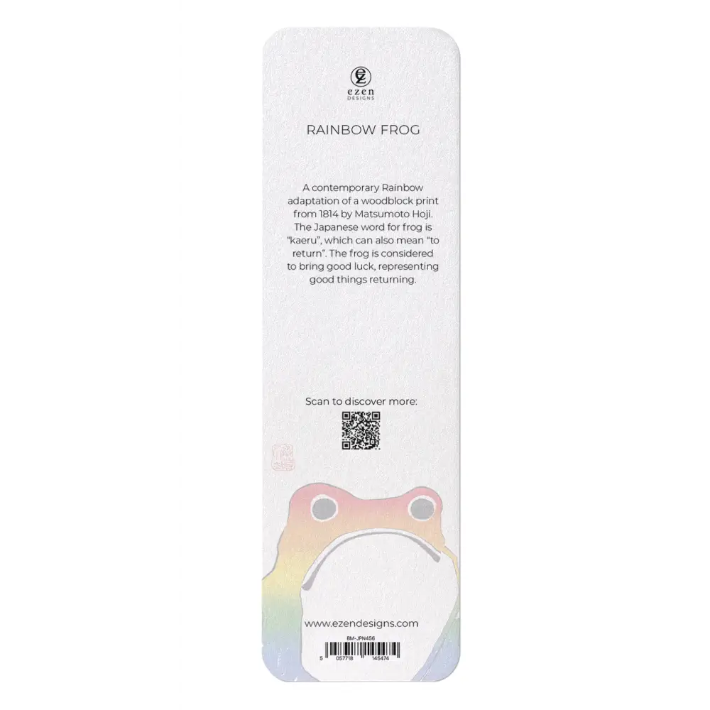 Ezen Trade RAINBOW FROG: Japanese Bookmark