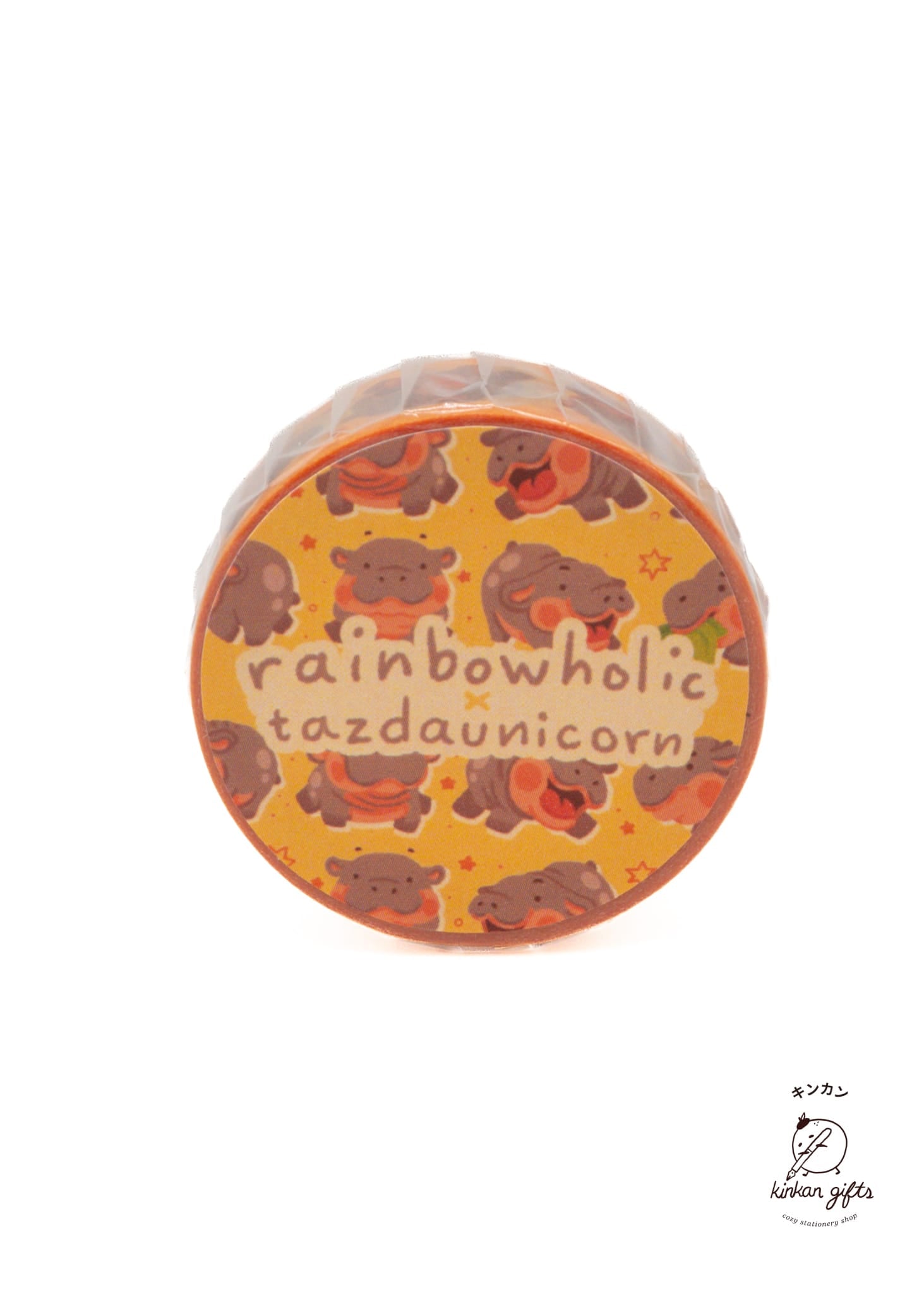 rainbowholic, Ltd Cute Baby Hippo Rainbowholic - Ain Washi Tape