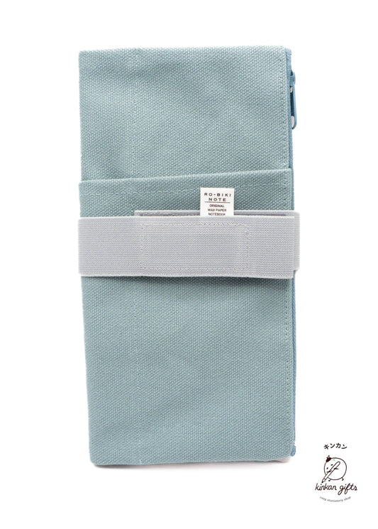 RO-BIKI RO-BIKI NOTE CANVAS COVER VINTAGE BLUE