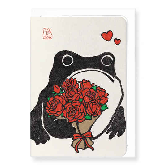 Ezen Trade ROMANTIC EZEN FROG: Japanese Greeting Card