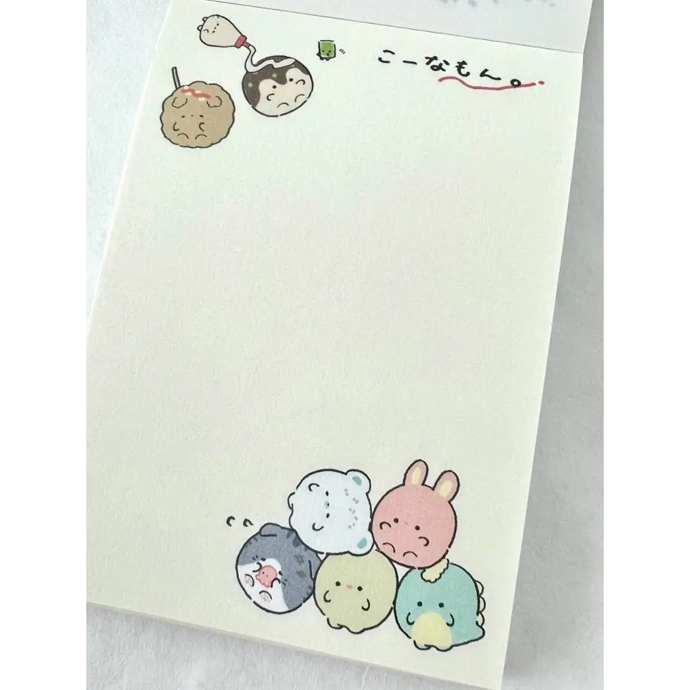 Round Animals Takoyaki Mini Notepad - Notebooks & notepads