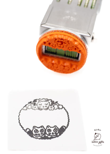 SANBY CO.,LTD. Cat Greeting Sanby x Yumi Kitagishi Date Stamp