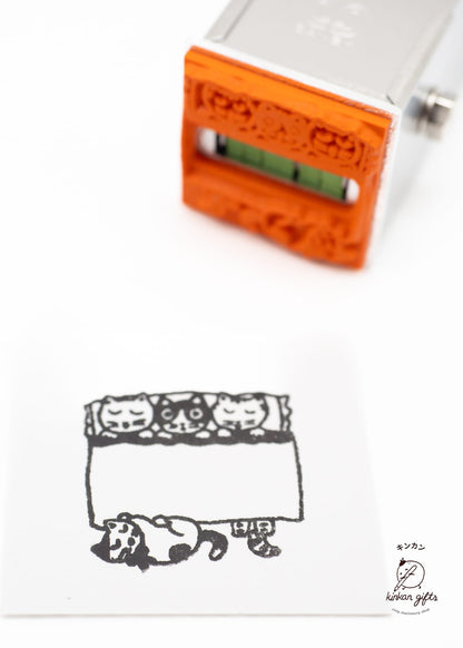SANBY CO.,LTD. Goodnight Cat Sanby x Yumi Kitagishi Date Stamp