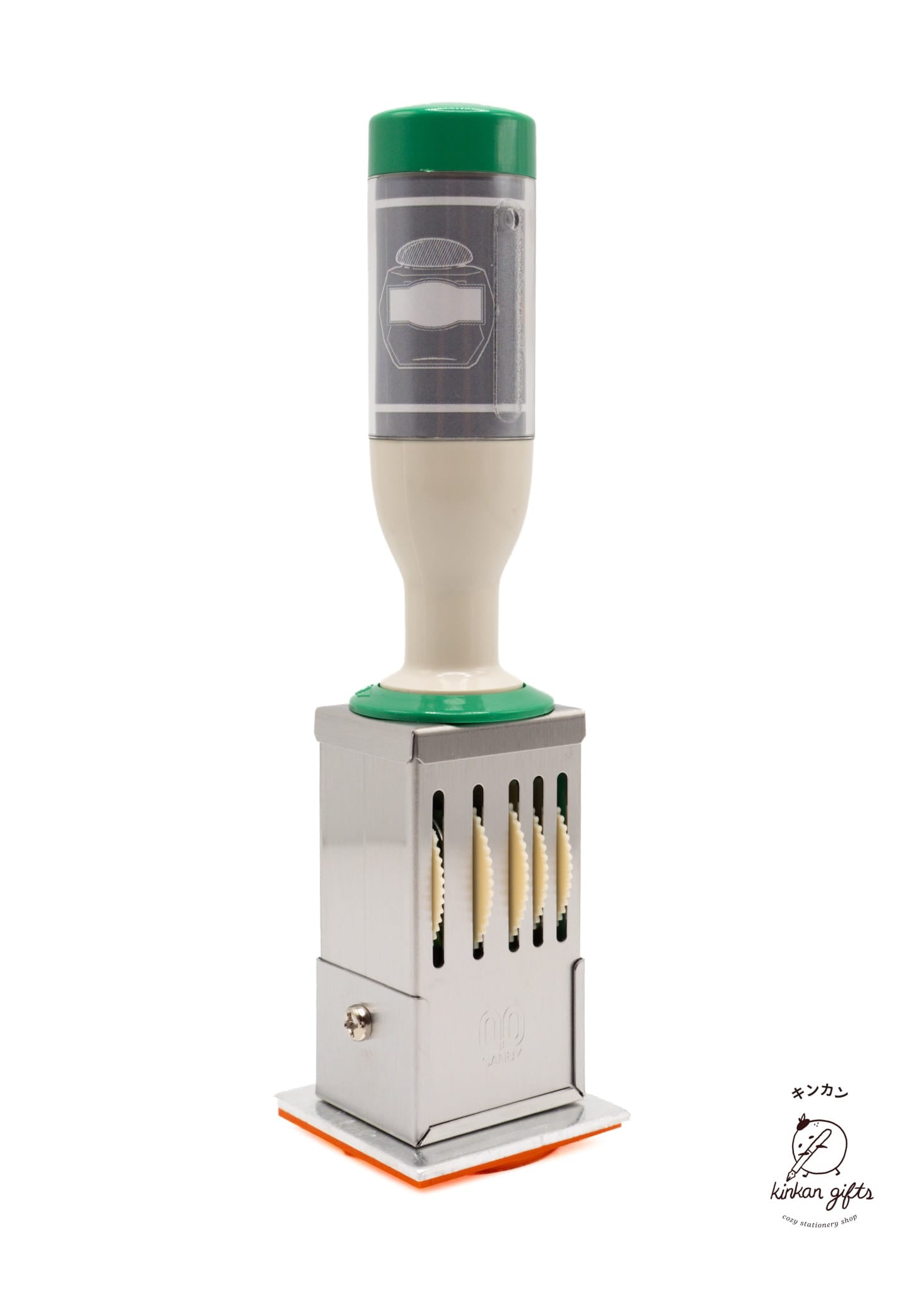 SANBY CO.,LTD. Ink Biyori Date Stamp - 36mm Ink Bottle Design