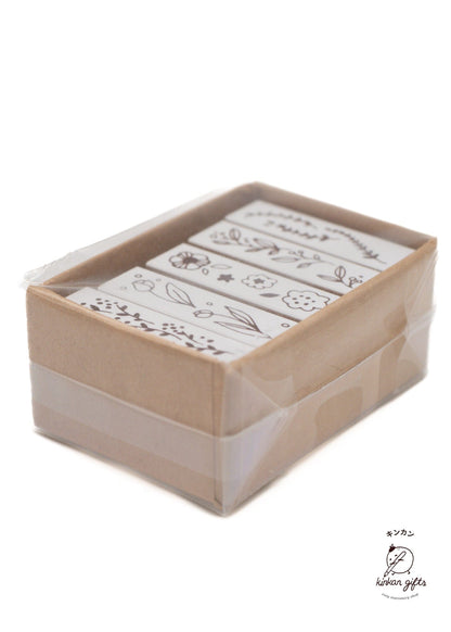 SANBY CO.,LTD. Line Deco Stamp Botanical Stamp Botanica