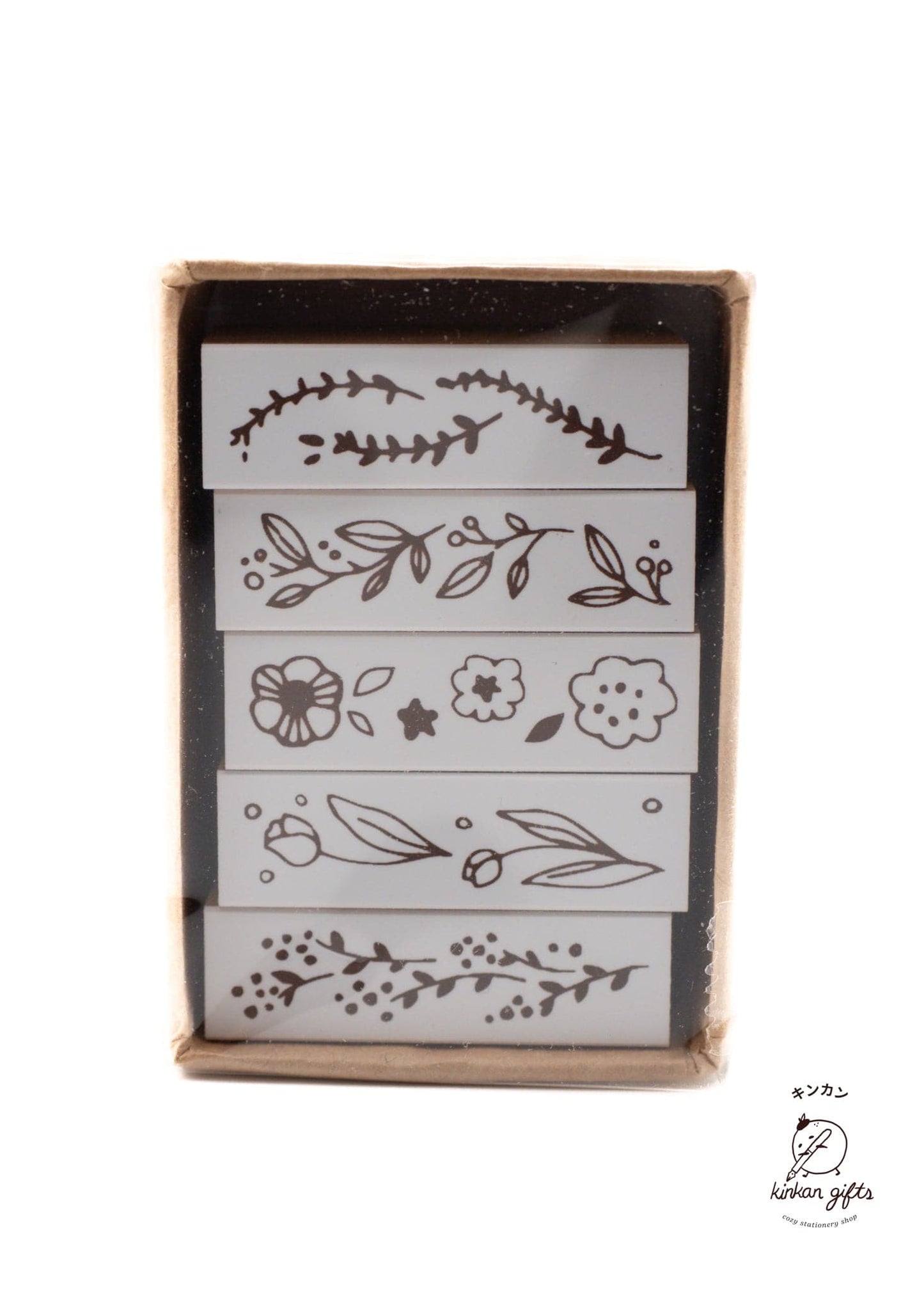 SANBY CO.,LTD. Line Deco Stamp Botanical Stamp Botanica