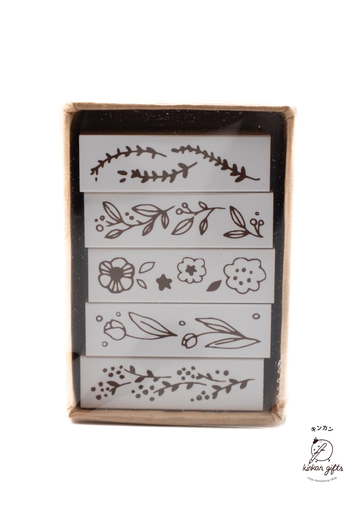 SANBY CO.,LTD. Line Deco Stamp Botanical Stamp Botanica