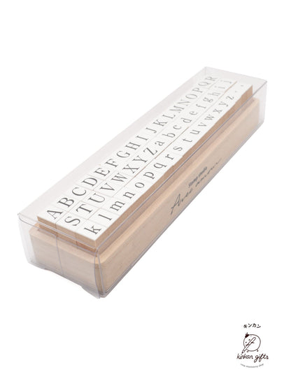 SANBY CO.,LTD. Sanby - Upper/Lowercase Alphabet Stamps (54 pc.)
