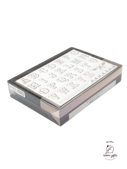 SANBY CO.,LTD. Sanby - Vintage Alphabet Stamps (29 pc.)