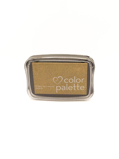 SANBY CO.,LTD. Stamps & Ink Pads Gold Color Palette Pigment Ink Stamp Pad