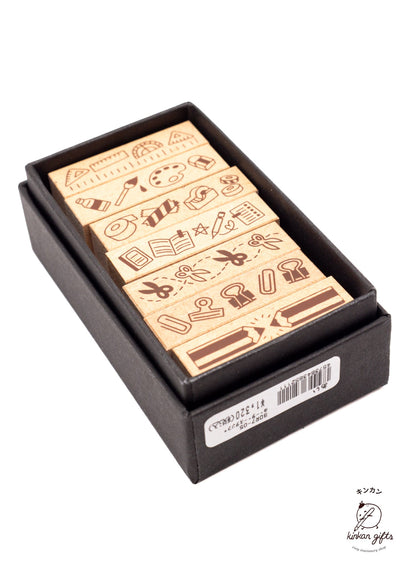 SANBY CO.,LTD. Stamps & Ink Pads SANBY x Avec Amour Mini Stamp Set - 7-pcs