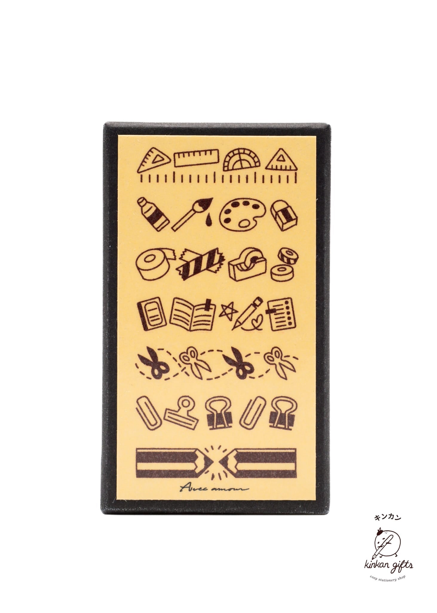 SANBY CO.,LTD. Stamps & Ink Pads Stationery SANBY x Avec Amour Mini Stamp Set - 7-pcs