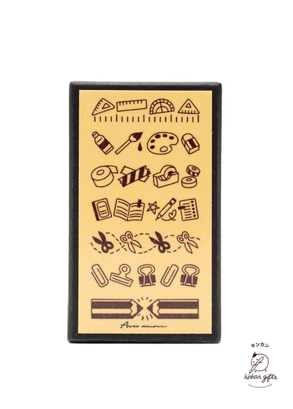SANBY CO.,LTD. Stamps & Ink Pads Stationery SANBY x Avec Amour Mini Stamp Set - 7-pcs