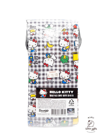 Sanrio Sanrio - Hello Kitty Gingham Pattern Flat Pouch