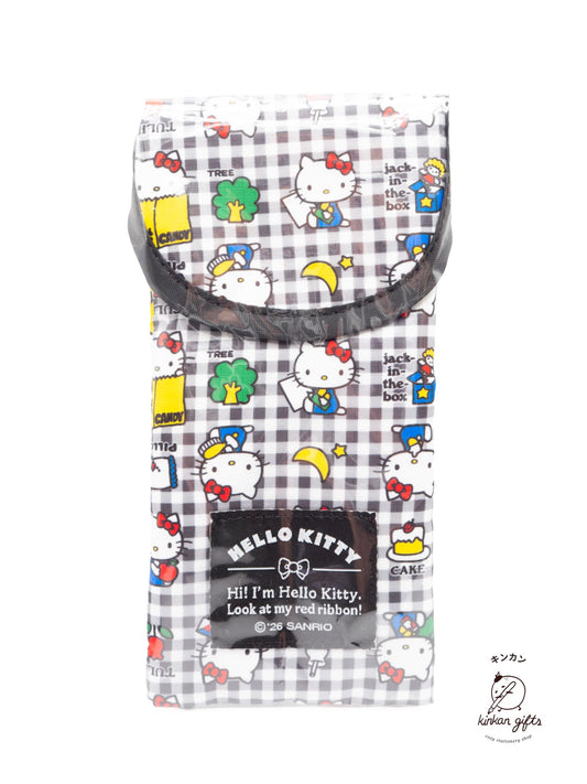 Sanrio Sanrio - Hello Kitty Gingham Pattern Flat Pouch