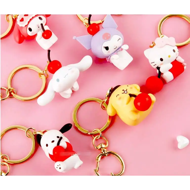 Sanrio Sweet Soda Cup Figure Keychain Key Ring -Open Box