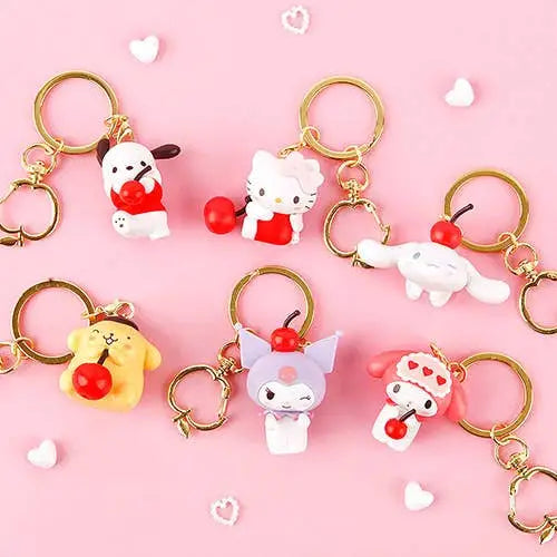 Sanrio Sweet Soda Cup Figure Keychain Key Ring -Open Box