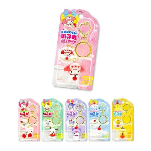 Sanrio Sweet Soda Cup Figure Keychain Key Ring -Open Box