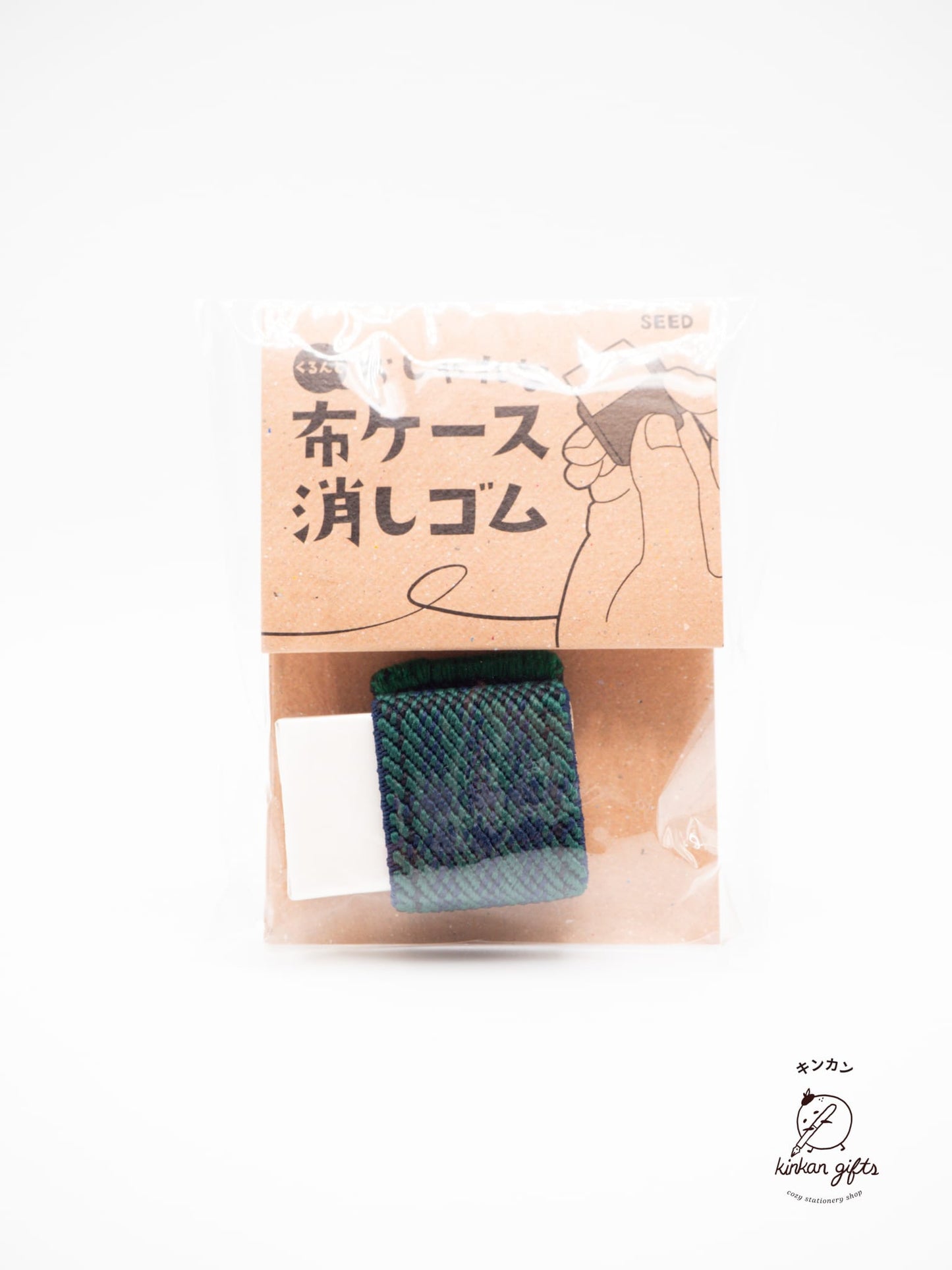 SEED CO., LTD. Erasers SEED "Kurunto" Fabric Case Eraser