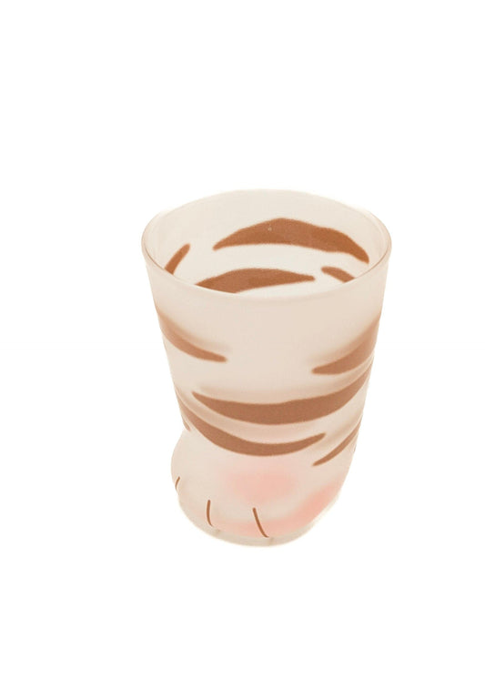Shimoyama Co., Ltd. Cups & Mugs Coconeco Striped Cat Paw Glass