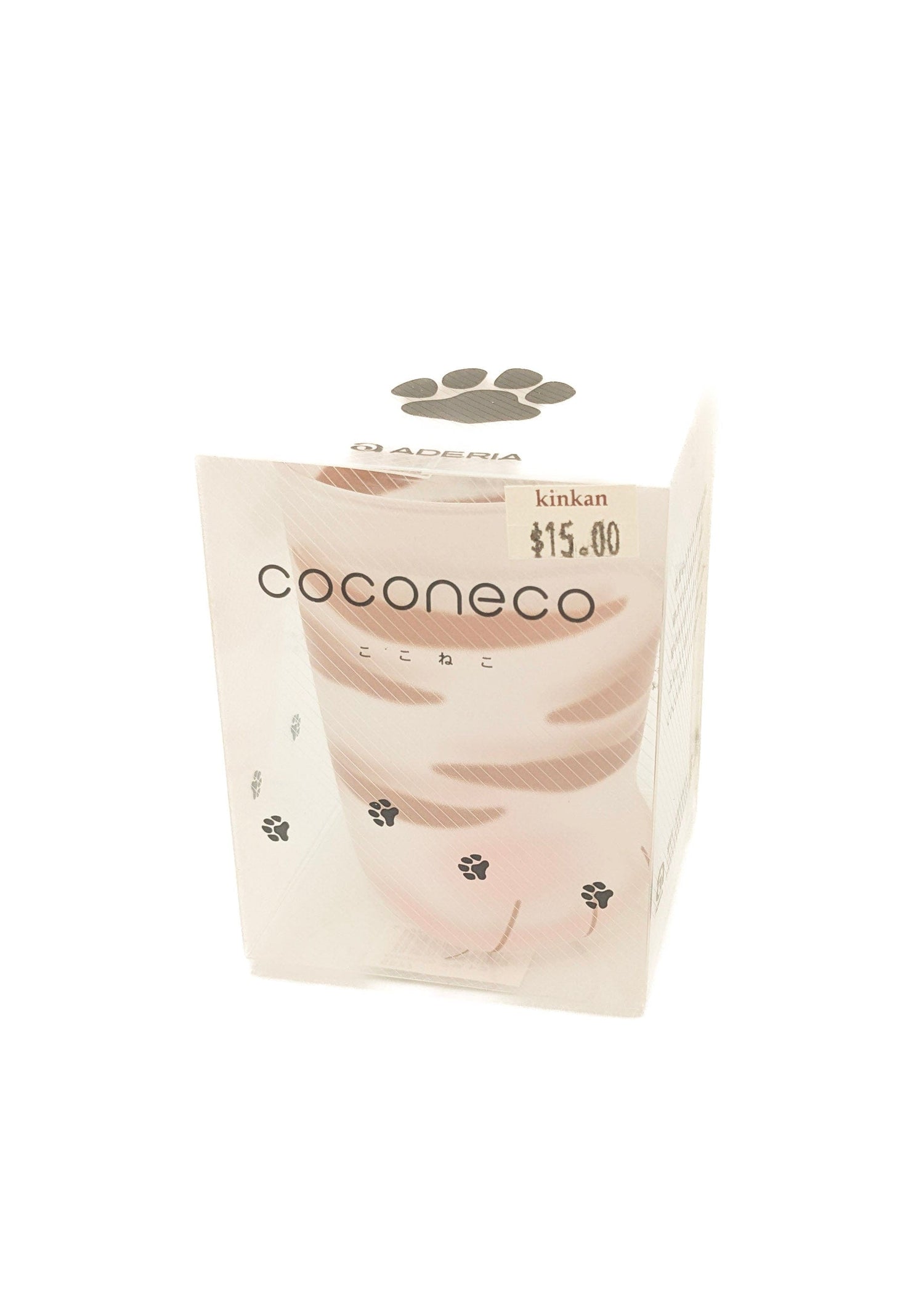 Shimoyama Co., Ltd. Cups & Mugs Coconeco Striped Cat Paw Glass