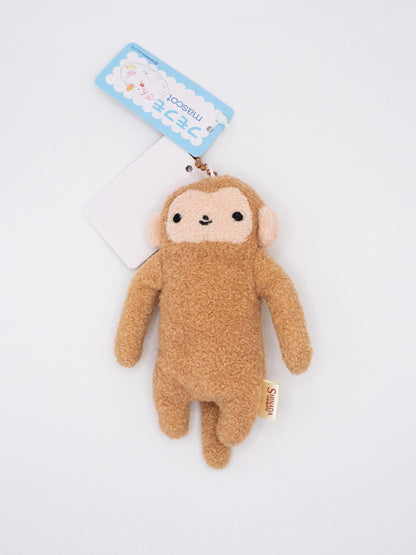 shinada co. Keychains monkey Fumofumo-san Keychain Plushie