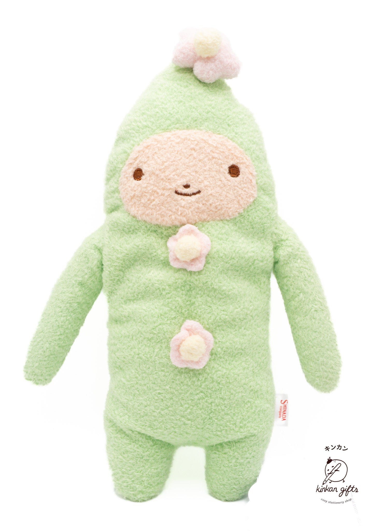 SHINADA CO.,LTD Plush Toys Fumofumo-san Light Green Flower Alien Plush - 7 inch