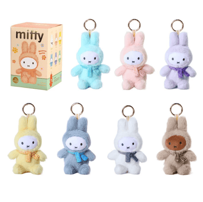 Shinjidai Miffy Bunny Plush Keychain Blind Box 6pcs in box