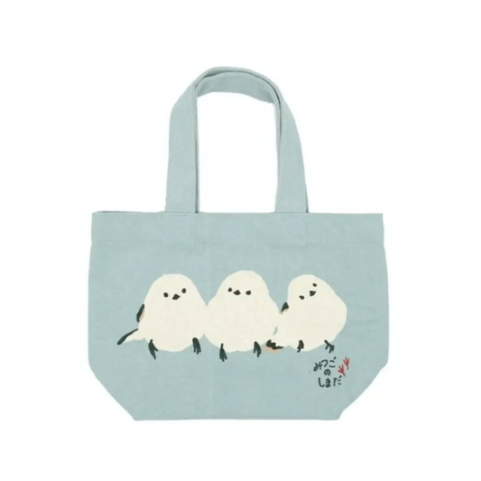 FRIENDSHILL Small Tote Bag - Snow Birds