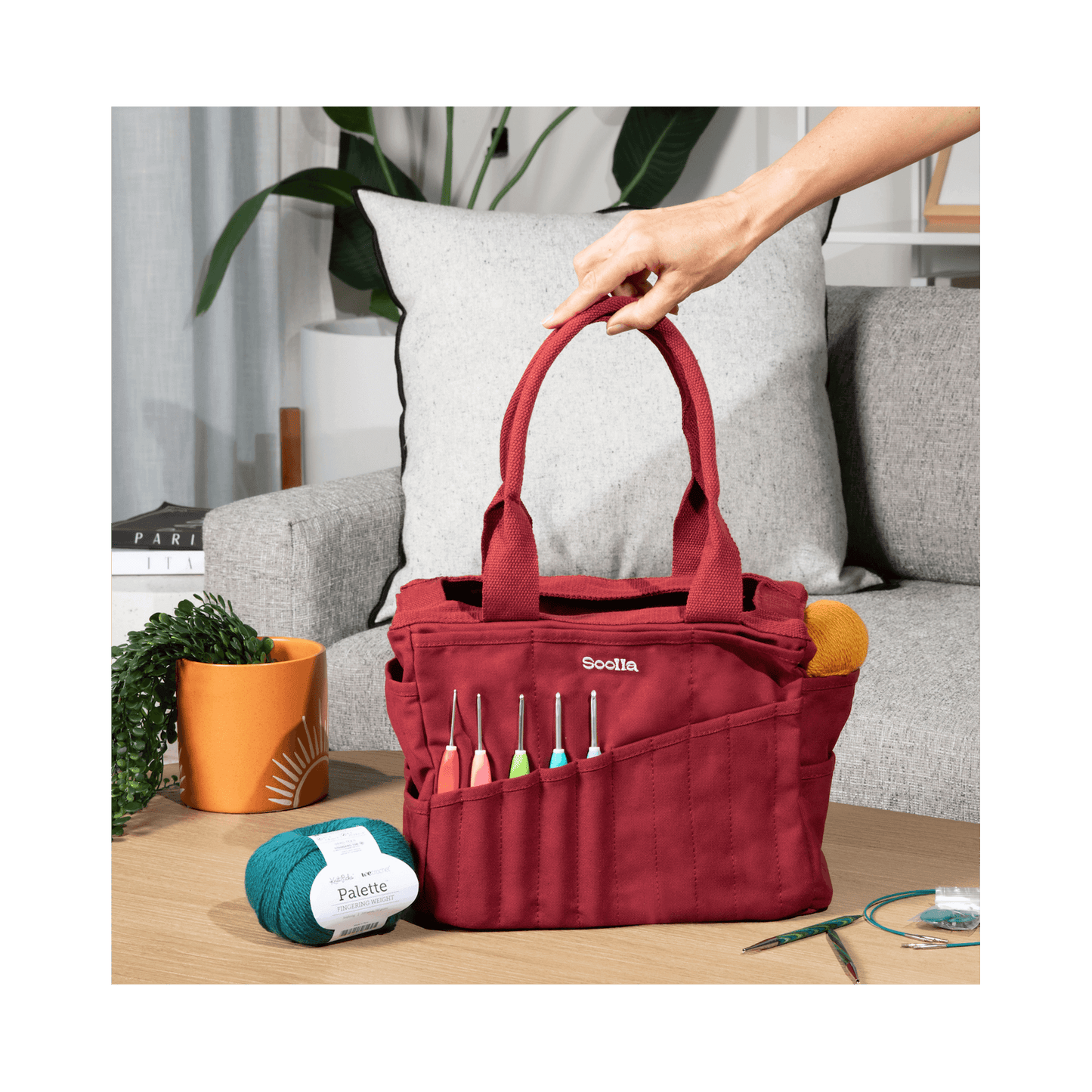 Soolla Cinnamon Soolla Studio Bag, Cinnamon, Pottery Tool Bag